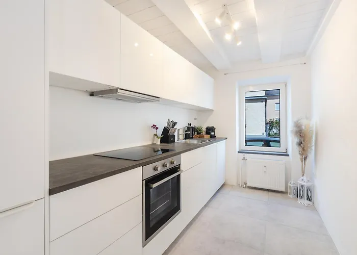 Daire Dream Flat In Bbq & Jacuzzi Augsburg